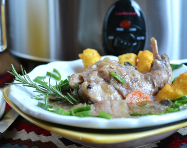 Zečetina iz krčka (slow cooker)